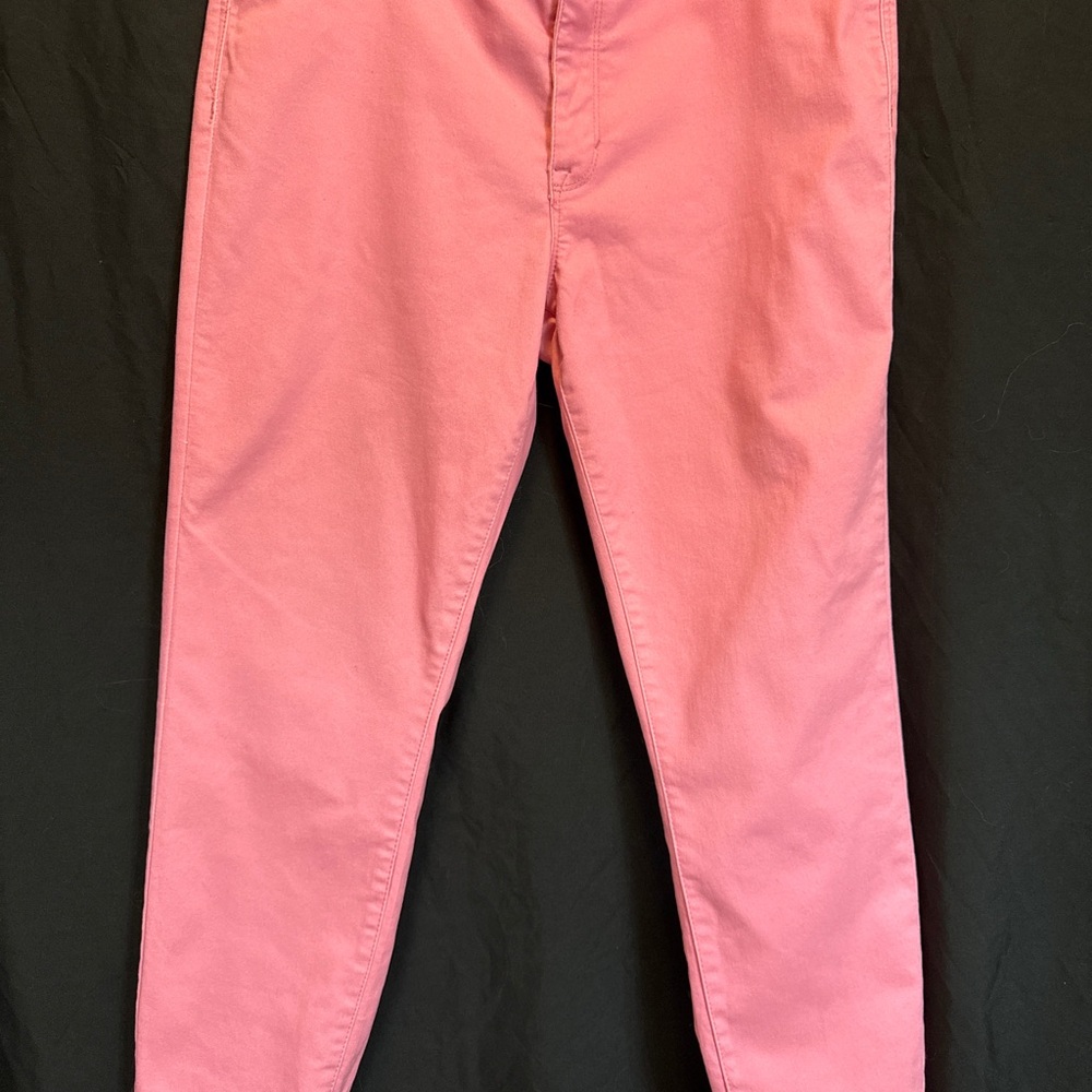 Curve Appeal Minimalist Pink Slim Fit Jegging / Jean